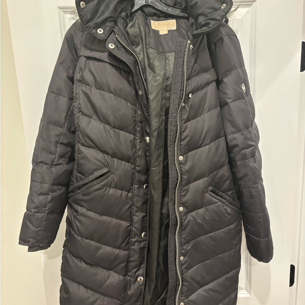 MICHAEL Michael Kors Black Puffer Jacket